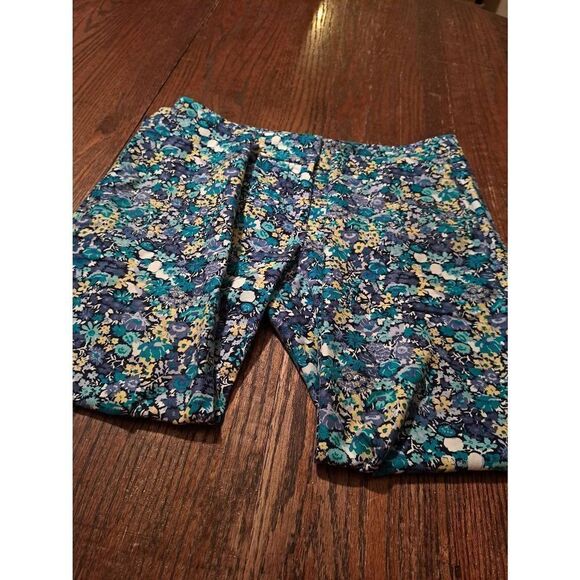 Size 4P Ann Taylor LOFT Marisa The Riviera Pant Floral Ankle Pants Capri Casual - Picture 4 of 5